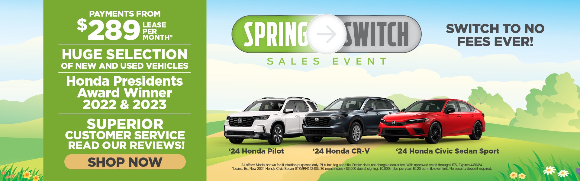 The Spring Switch Sales Event!